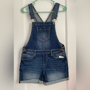 NWT- Girls SO Denim Shortalls in
Regular & Plus -Size 14
